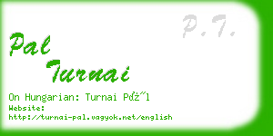 pal turnai business card